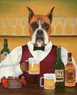 Portrait of Gus the Bartender